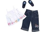 b.t. kids Daisy Tank Denim Capri Set