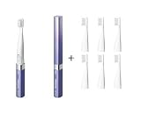 Panasonic Pocket Doltz EW-DS12 Violet | Power Toothbrush 1.06oz + 6 Replacement brush Set
