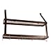 Kitchen & Housewares : Double Bookshelf Rack - Hammered Copper, Copper