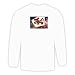 Long Sleeve T-shirt with picture, pet, animal, dog, drawing, hand Large White