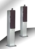 Crystal Acoustics TX-FS C-Audiovideo Tower Speakers - Silver