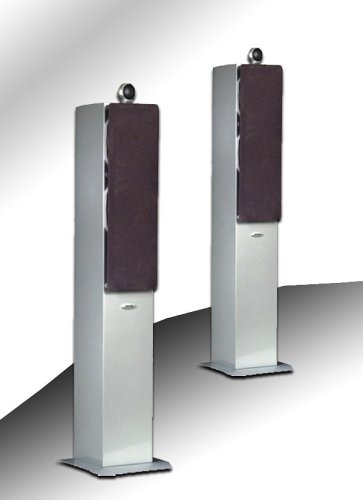 Crystal Acoustics TX-FS C-Audiovideo Tower Speakers - Silver