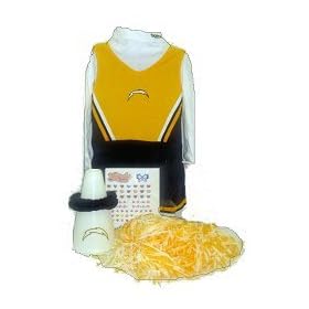 San Diego Chargers Girls Cheer Gift Set