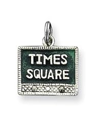 Sterling Silver Times Square Charm QC3854"