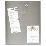 Stainless Steel Magnetic Memo Board (Stainless Steel) (15 H x 12 W x 1 2 D)