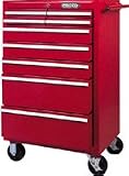 Proto 44108 27Wx18Dx37-1/2H Red 9-Drawer Standard-Duty Roller Cabinet