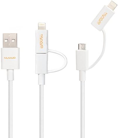 8-Pin plus micro-USB to USB Charge and Sync Cable