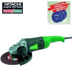 Hitachi Zweihand-Winkelschleifer G 23SRU & 3 Universal Diamanttrennscheiben GRATIS