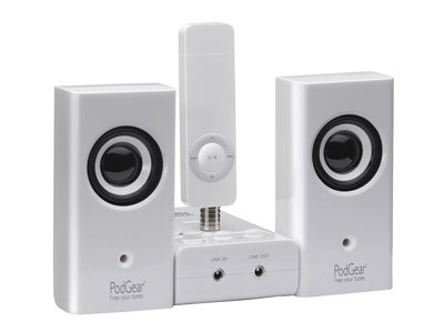GEAR4 / PodGear Shuffle Station - Speaker System for iPod Shuffle