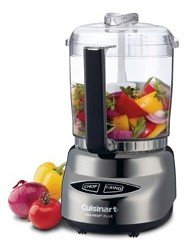 Cuisinart DLC-4BCH Mini-Prep Plus 4-Cup Food Processor, Black Chrome