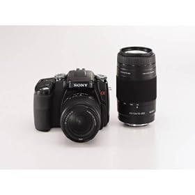 Sony Alpha A100K Digital SLR Camera (Twin Lens Kit)