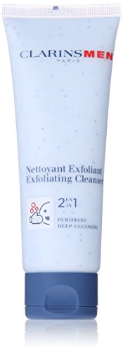 Clarins men  2 in 1 exfoliating cleanser 4.4 oz.