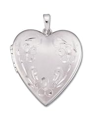 Genuine Ibiza 14K White Gold Heart Locket 21.25X20.25Heart Grams 2.9.100% Satisfaction Guaranteed.