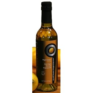 Extra Virgin Olive Oil, Super Premium, Meyer Lemon Infused Flavor, Large 12.7oz Glass... by RoJosGourmet.com