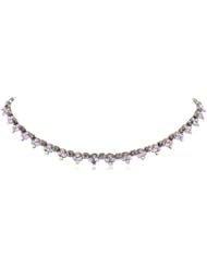 Sorrelli "Rhapsody" Classic Crystal Delicate Cluster Line Necklace, 15.25"