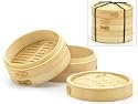 Joyce Chen 6-Inch 3-Piece Bamboo Steamer