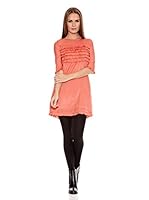 Titis Clothing Vestido Ruffles (Coral)