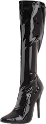 Pleaser Stiefel DOMINA-2000 - Lack Schwarz 37,5 EU