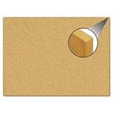 THE BOARD DUDES Canvas Cork Board, 35 x 23, Unframed Cork