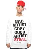 Crooks and Castles The Picasso Crewneck Sweatshirt,Sweatshirts for Men