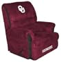 Oklahoma Sooners Big Daddy Series Team Logo Embroidered Recliner Lounge Chair
