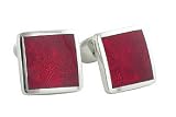 David Donahue Sterling Wine Paisley Cufflink - Wine 95030402