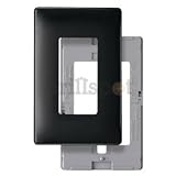 Pass & Seymour #SWP26BKBPCC10 Black 1G Plastic Wall Plate