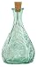 Spanish Recycled Glass Herb Bottle with Cork 6.5"H 16oz Set / 4
