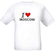 I LOVE MOSCOW - City-series - White T-shirt