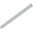 Men's Stainless Steel and CZ Bracelet