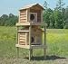 17 Inch Cedar Cat Townhouse : Size 17 INCH CEDAR TOWNHOUSE - INSULATED