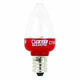Feit Electric BPC7/R/LED/06 3-LED Accent Night Light Replacement Bulbs, Red