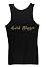 Gold Digger Rhinestud Ribbed Tank Beater