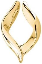 , 18K Yellow Gold Pendant Enhancer