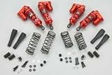 Integy XLS Piggyback Shock (4), Red: Slash 4X4