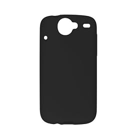 SF PlanetĀ® HTC Google Nexus One 1 Soft Rubber Silicone Skin Case - Black