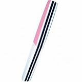 Debra Lynn 3 Sided Pink/White/Gray Cushion Buffer (Pack of 6)