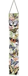 "Butterflies are Free" Bell Pull Tapestry Wall Hanging 6" x 36"