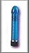 Light Rod 6 1/2 Inch Ridged Lighted Multi-Speed Massager - Turquoise
