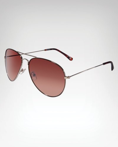 Bebe Creative Aviator Sunglasses Gold Onesize