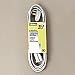 [Item]: 9' Extension Cord [Additional Info]: Heavy-Duty Indoor Extension Cords Have a Grounded, 3-Prong Plug. Single-outlet cord is recommended for major appliances or office equipment. 14-gauge wire; 125 volts/15-amp rating. UL listed. Gray.