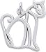 siamese19 - Cat Siamese Charm by Rembrandt Charms