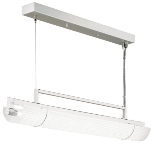 Pentalux 67720 34-Inch Adjustable Pendant with Frosted Acrylic Lens