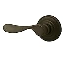 Schlage Champagne Left Hand Dummy Lever, Andover Rose, Oil Rubbed Bronze