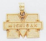 University of Michigan Letter Charm - XC93