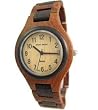 Tense Round Two-Tone Solid Wood Watch G7509SD Hypoallergenic