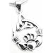 CLADDAUGH Celtic Knot Claddagh Pendant Sterling Silver
