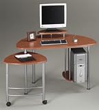 Swing Storage Wise HomeOffice Desk-Medium Cherry