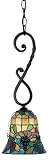 Fruit Harvest Piccolo Wrought Iron Tiffany Mini Pendant Light Fixture