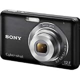 Sony DSC-W310 12.1MP Digital Camera with 4x Wide Angle Zoom with Digital Steady Shot Image Stabilization and 2.7 inch LCD (Black)